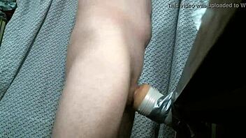 Solo Boy Teases with Fleshlight in Steamy Session