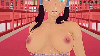 see how avatar korra gets fucked naked in wild action.