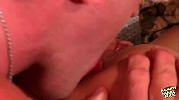 hung guy opens blonde's throat ass and pussy