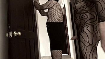 In a wild scene, a tranny endures whipping and gay bondage while jumping into raw action.