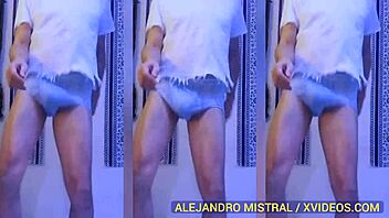 v�deo fetiche en trusa azul alejandro mistral