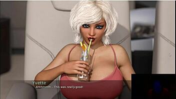 On Holiday Island, Redhead's Huge Boobs Drive Him Crazy with Desire