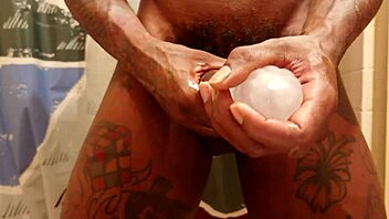 Hallelujah Johnson Jacks Off His Big Cock