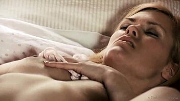 blonde delphine fingering herself with intense desire and need