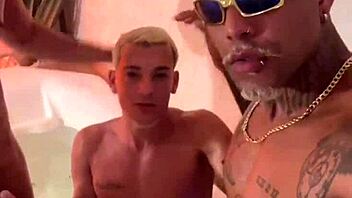 Straight girl friends at the motel with lots of cum