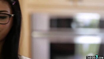 cute gina valentina's first encounter with five big cocks