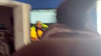 Ebony beauty rides with her big black ass in pov view.