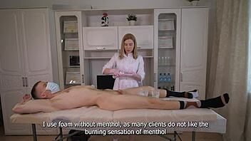 Want a shaving lesson from Russian mistress SugarNadya?