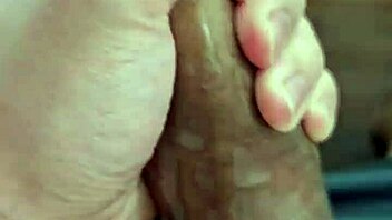 Jerking Off with Condom On Tight