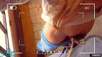 Stepbrother and Stepsister Share Intimate Outdoor Panties Moment