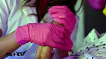 Naughty Nurse Strokes Huge Cock!