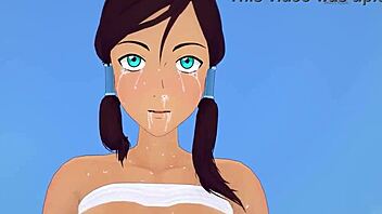see how avatar korra gets fucked naked in wild action.