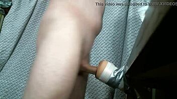 Solo Boy Teases with Fleshlight in Steamy Session