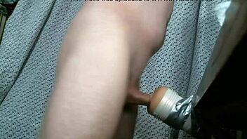 Solo Boy Teases with Fleshlight in Steamy Session