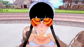 Adult cartoon with spy theme and hard sex scenes with busty women