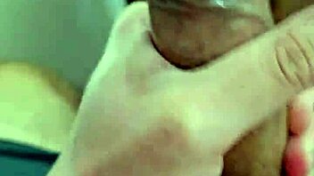 Jerking Off with Condom On Tight