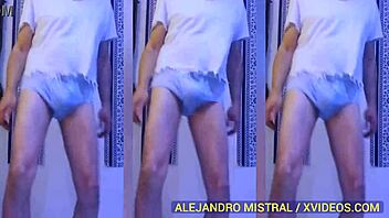 v�deo fetiche en trusa azul alejandro mistral