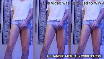 v�deo fetiche en trusa azul alejandro mistral