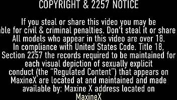 Maxine X Squirts Hard In Long Solo Masturbation Clip