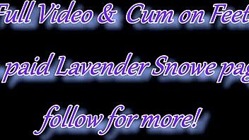 i give my step brother a footjob and he cums a massive load all over my cute feet