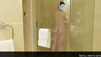 Japanese Girl Bathes In Luxury Hotel Shower
