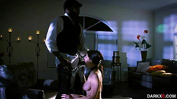 valentina nappi gives jon jon a blowjob