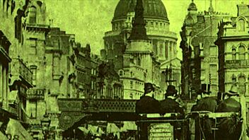 Vintage nurses in hospital scenes with hairy patients over two centuries