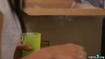 cute gina valentina's first encounter with five big cocks