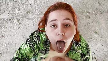 my stepsis, uh, gimme a blowjob at that creepy abandoned spot... so wild!