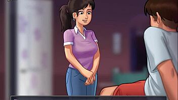 I love this summertime saga episode with the hot milf, it's so good!