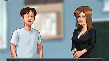 I love this summertime saga episode with the hot milf, it's so good!