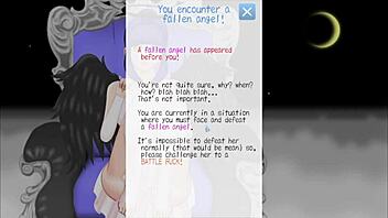 Nade Nade Onna Ko Battles Fallen Angel With Monster Cock Fucking