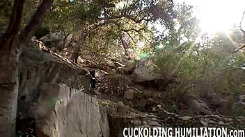 in this pov, the old wife takes big black cock like a slut, humiliating her cuckold husband.