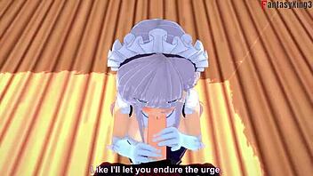 i get invited by belfast for lunch and fucking in azurlane pov