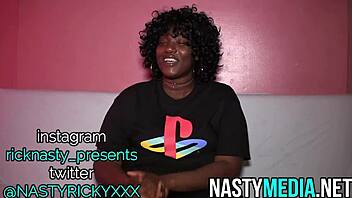 Kahleah Stallion shares her ebony bbw story in casting interview