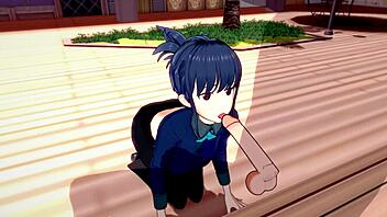 3D Hentai Big Ass Riding With Creampie And Handjob