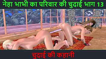 hindi audio sex story of two cute lesbian girls using dildo and strapon