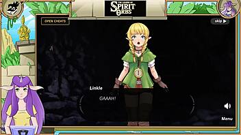 Legend of Zelda's Link in erotic anime-style video