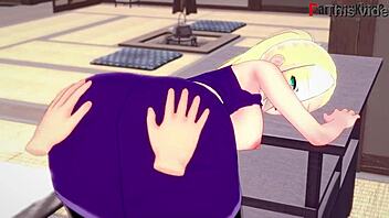 Ino Yamanaka's Big Tits Fuck Naruto In Doggy Style!