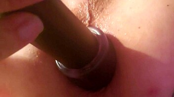 an experienced guy explores self-pleasure with his cock