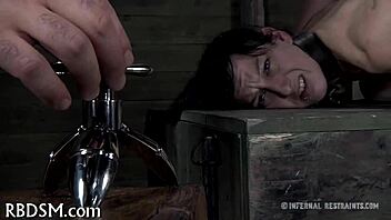 A hot and kinky BDSM scene with a rough caning and hardcore sex.
