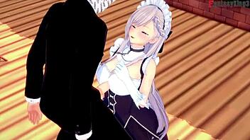 i get invited by belfast for lunch and fucking in azurlane pov