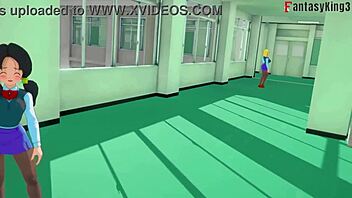 Android 18 And Videl Fuck Gohan In Dragon Ball Zex