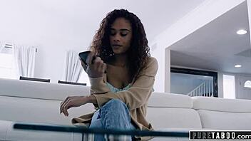 Pure taboo cheating scarlit scandal lets the delivery guy in during pandemic!