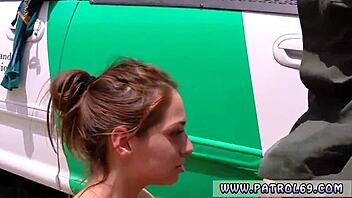 two teen 18+s share big cock with sneaky stripper.