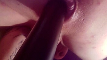 an experienced guy explores self-pleasure with his cock