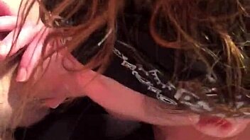 Queenlaroyale sucks her lover's monster cock