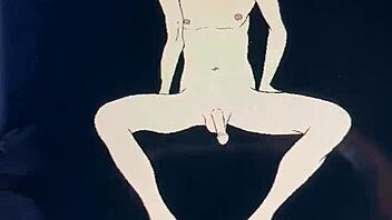 look at his penis in this cartoon babe scene