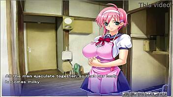 Visual novel-style porn game: Apartment of Love episode 13