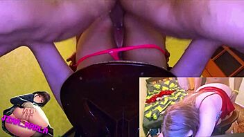 Yo, watch this huge monster cock in rough homemade creampie!